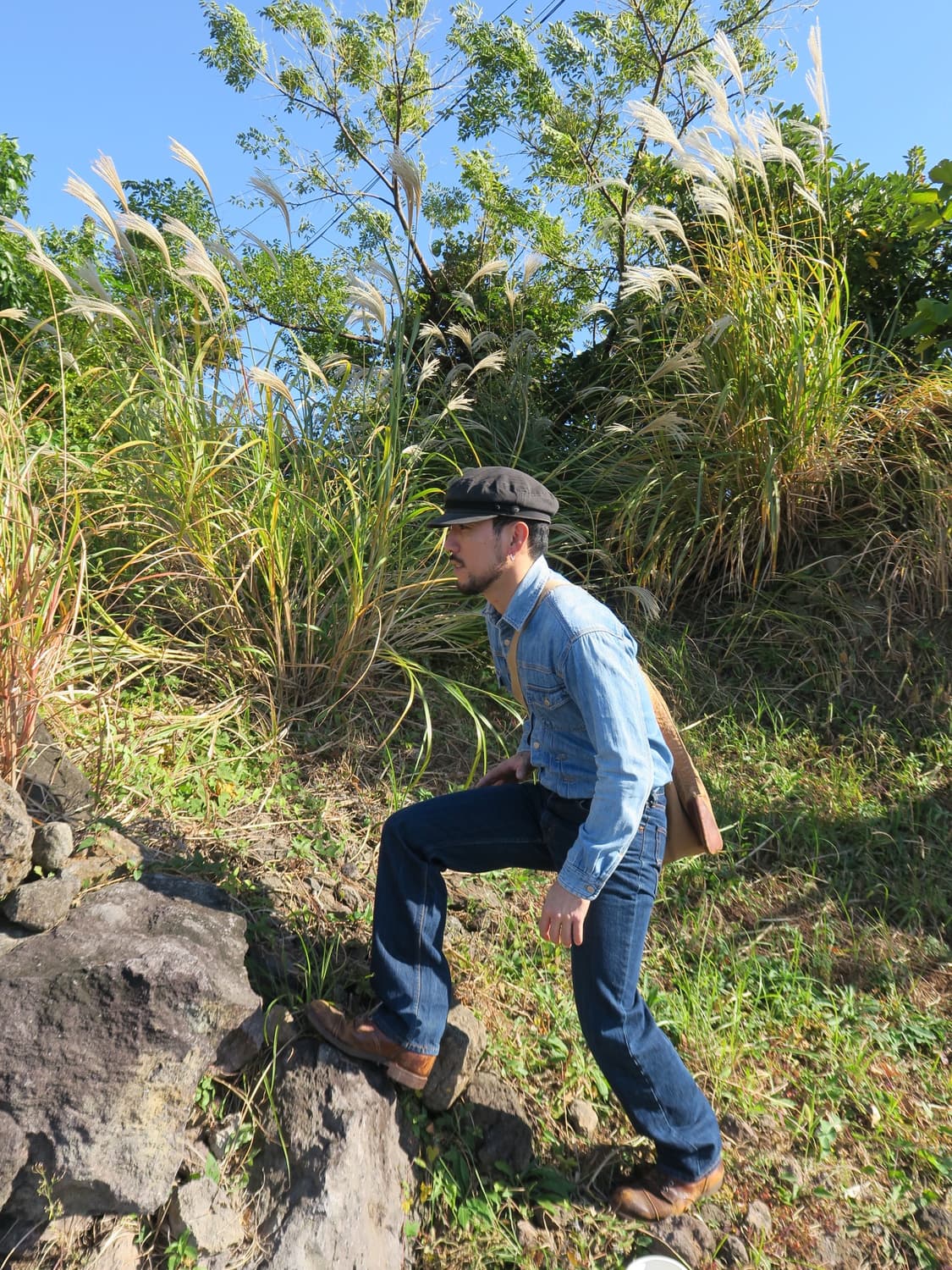 Organic Denim 데님 청셔츠 (Msize) 상품이미지4