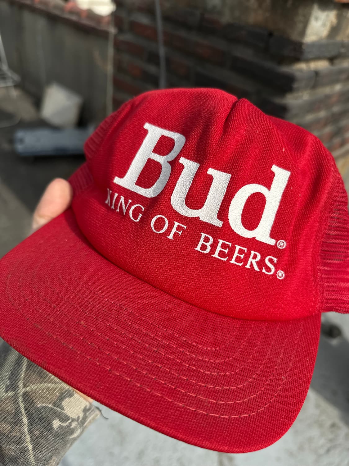 80s Budweiser 빈티지 버드와이저 트러커캡 상품이미지2