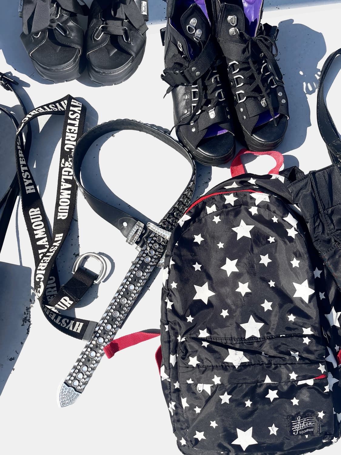 Hysteric glamour 히스테릭글래머 로고 벨트 상품이미지4