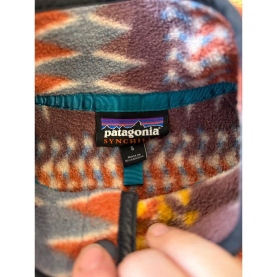 10s 파타고니아 신칠라 스냅-T 트라이벌 아즈텍 패턴 상품이미지3