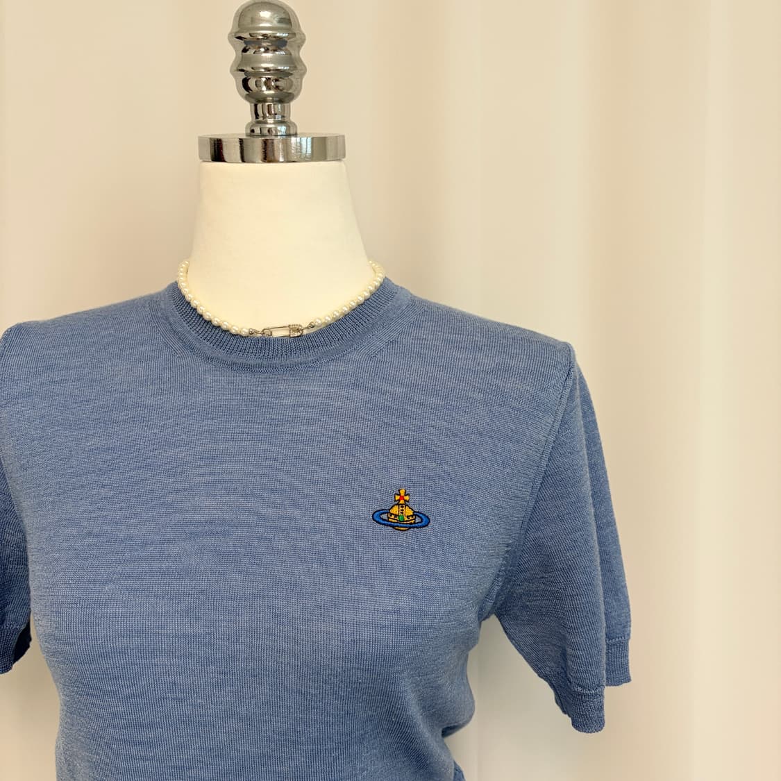 비비안웨스트우드 베아 니트 인디고 블루 상품이미지5