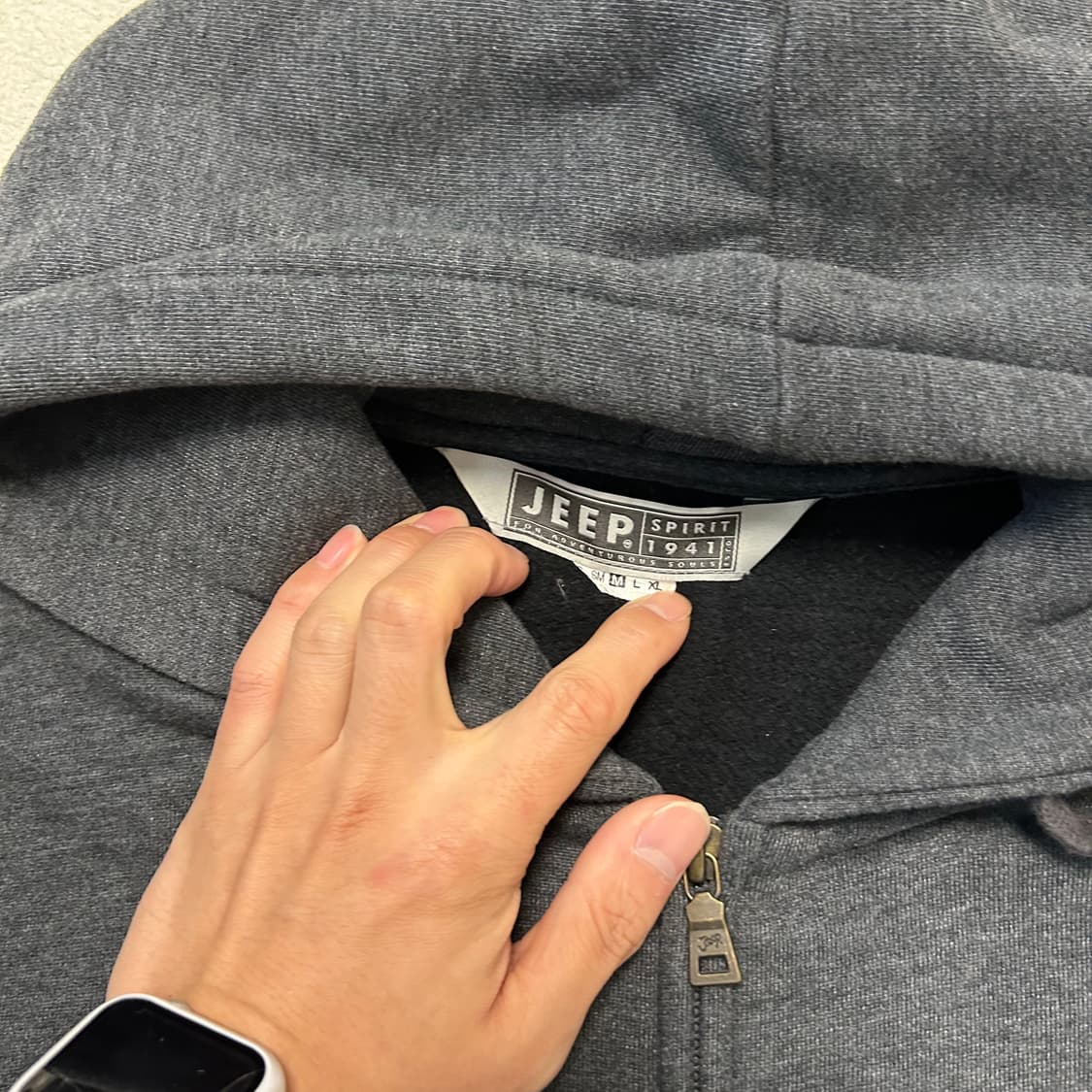 Jeep Zip-Up Hoodie 상품이미지6