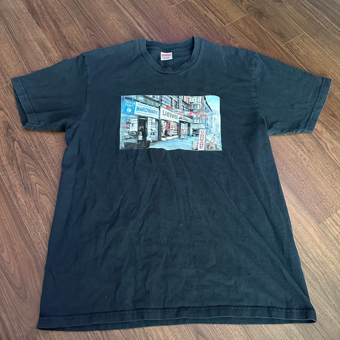 [L] 슈프림 18SS Hardware 티셔츠 블랙 상품이미지2