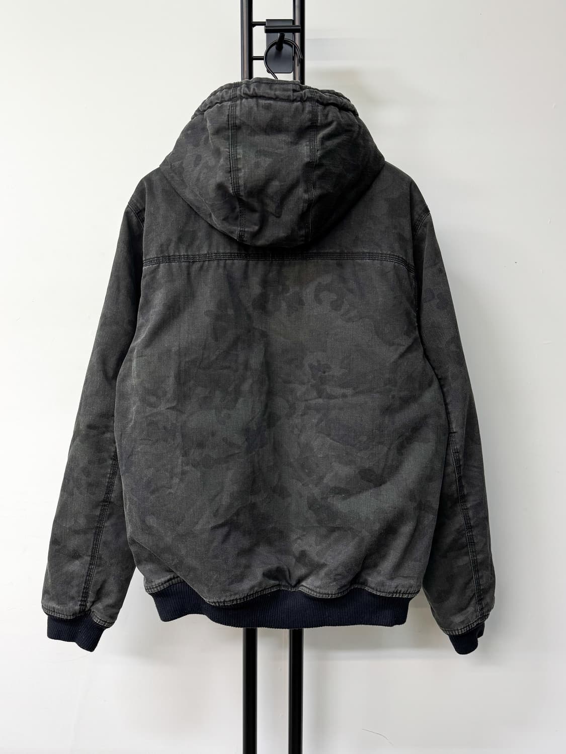 H&M 카모플라쥬 봄버 후드 워크 자켓 상품이미지3