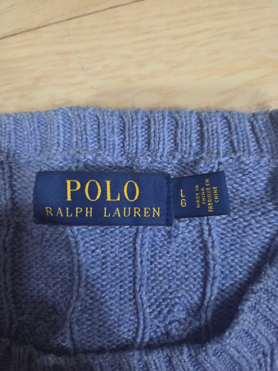 폴로 남성 꽈배기 니트 상품이미지2