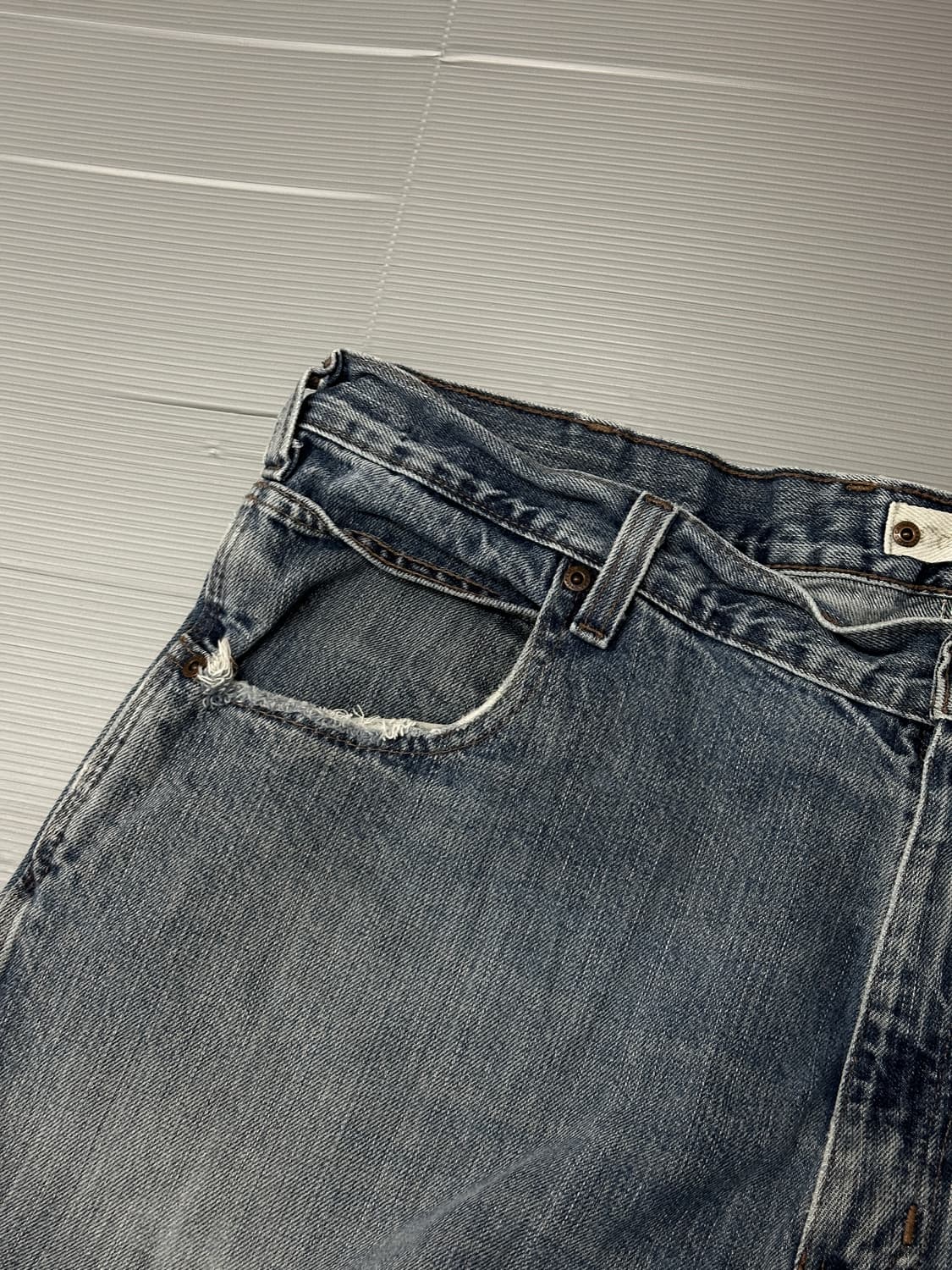 칼하트 빈티지 빅사이즈 데님 팬츠 연청 42 상품이미지4