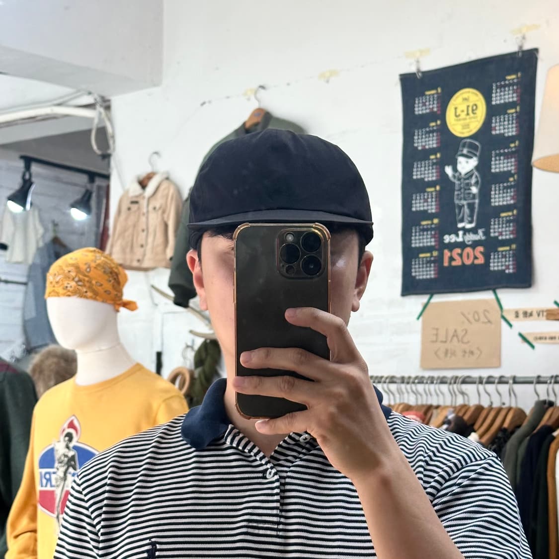 (착용컷) 유니클로 UV 나일론 캡 (one size) 상품이미지2