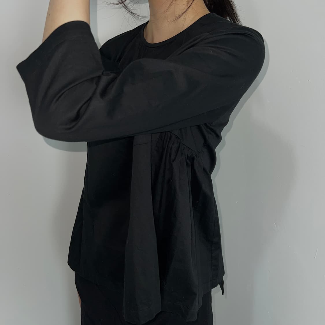 꼼데가르송 백 집업 리본 블라우스 샘플 버전 상품이미지2