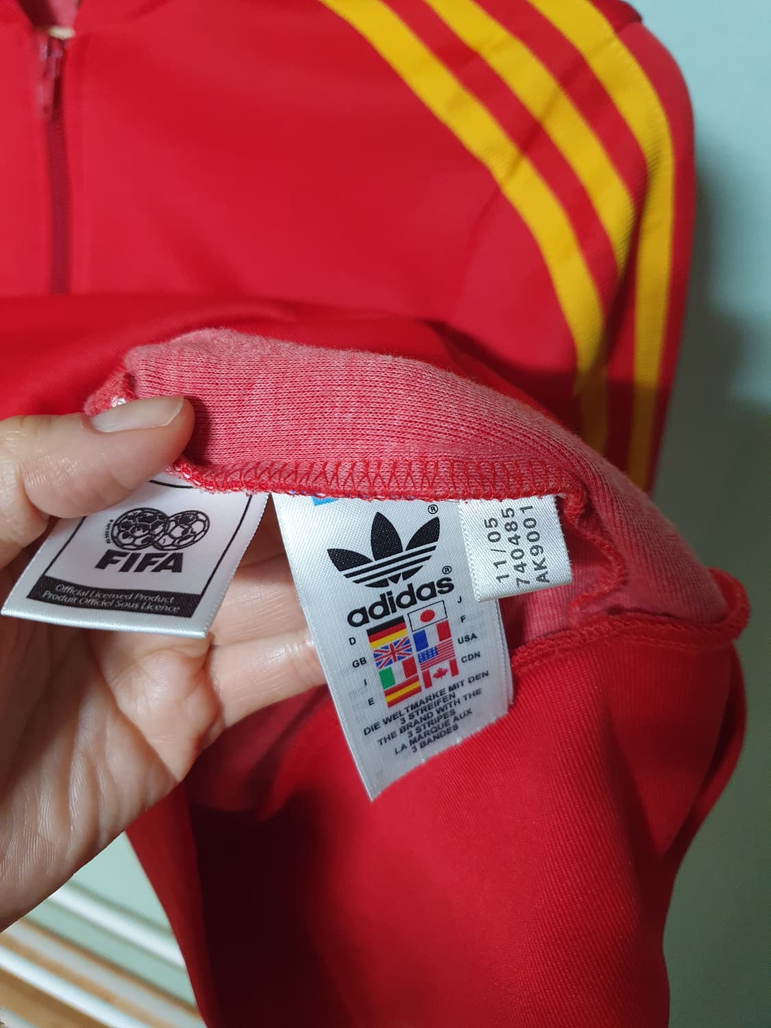 아디다스 스페인 국가대표 트랙탑 져지 90 상품이미지6