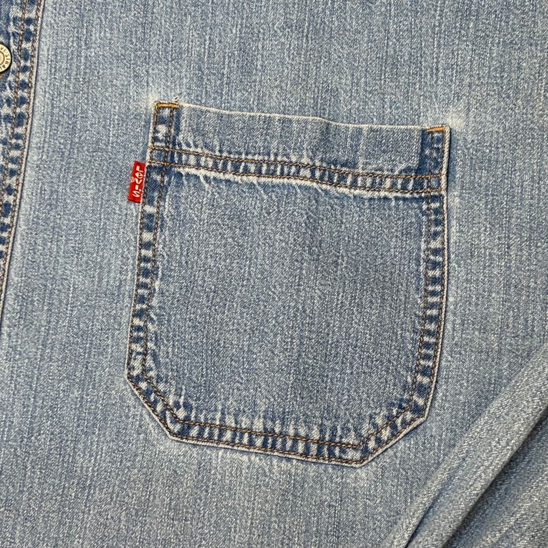 00s 미국빈티지 리바이스 데님셔츠 청셔츠 청남방 상품이미지4