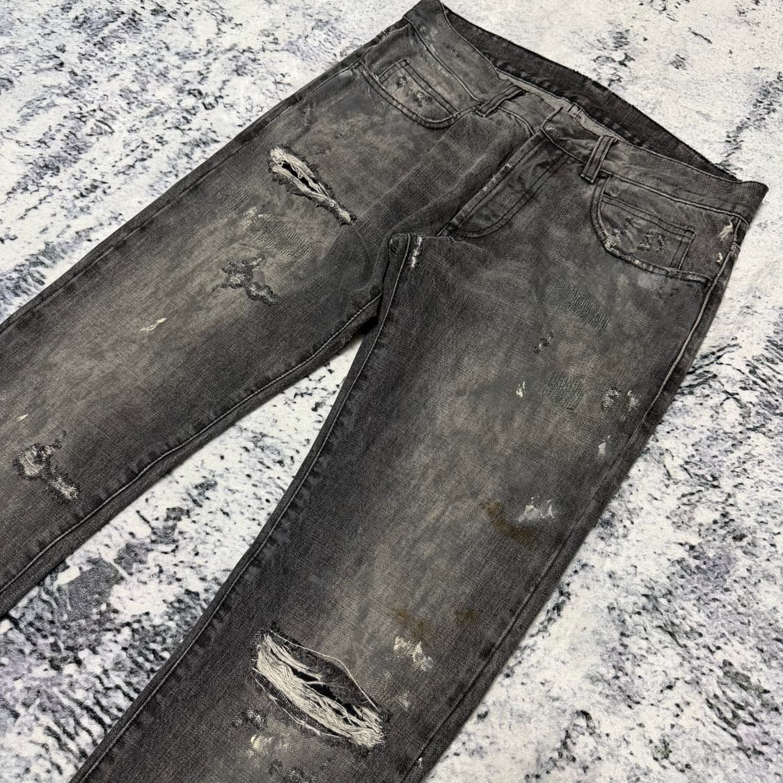 발망 데카르넹 11fw 페인트 셀비지 데님 30 상품이미지3