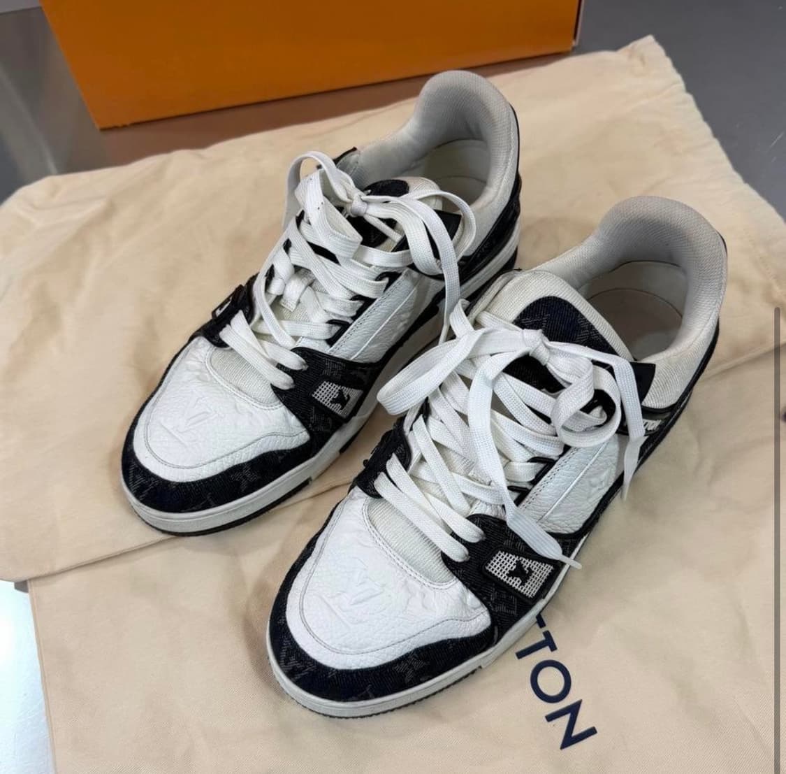 [리오브전포점] 루이비통 LV 트레이너 데님 모노그램 스니커즈 상품이미지2