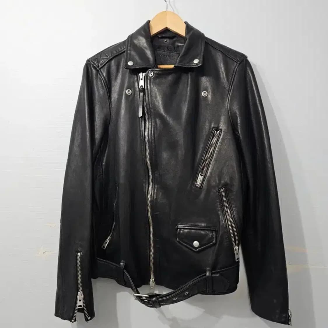 AllSaints 올세인츠 볼트 양가죽 바이커 자켓 95 상품이미지2