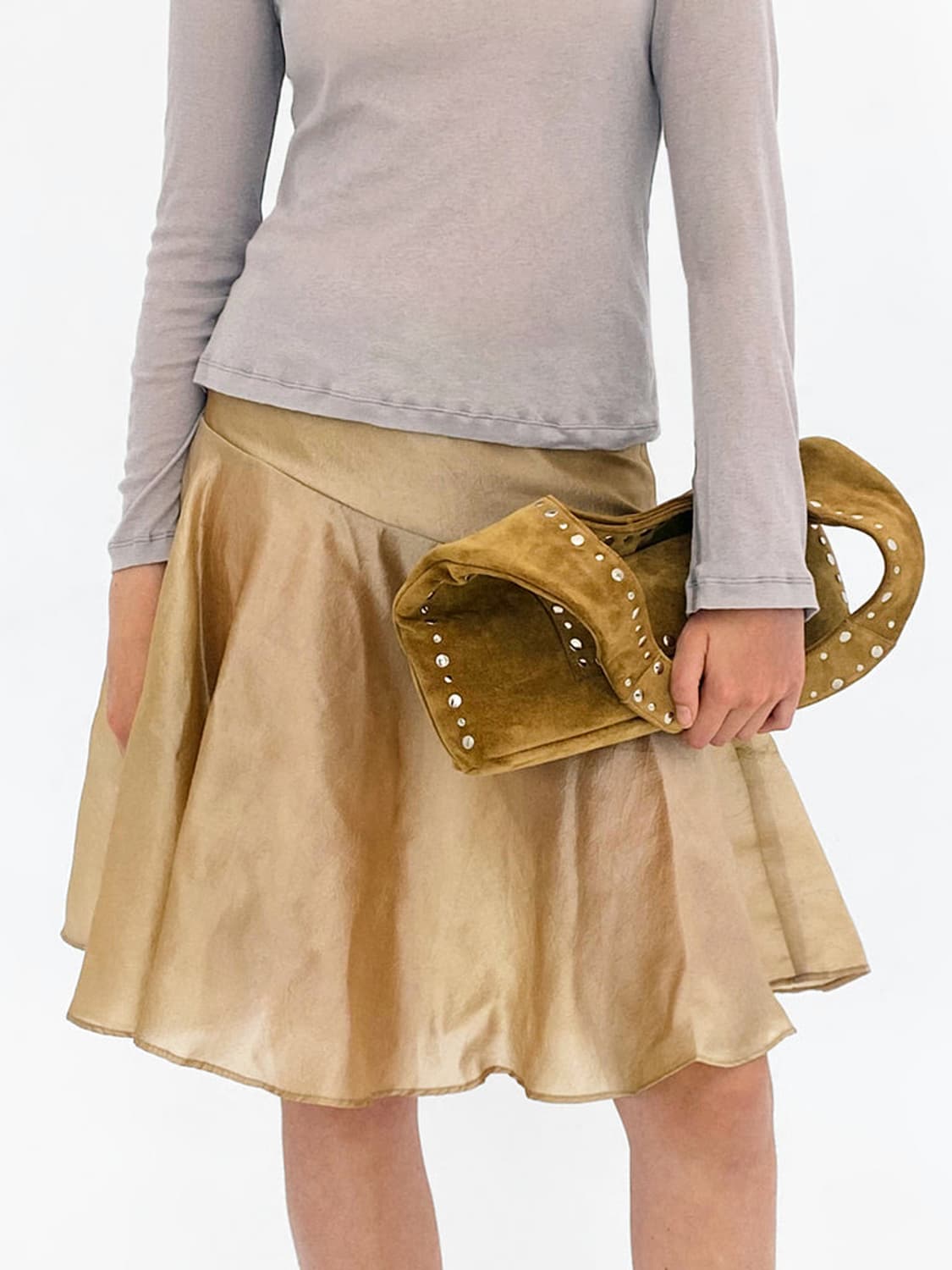 기마구아스 Franca Bag 프랑카백/카멜 스웨이드 상품이미지2