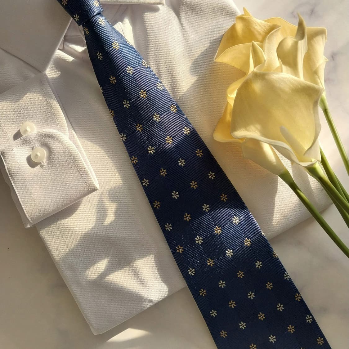 브룩스브라더스 실크 네이비 플라워 넥타이 9.9cm A+등급 K1389
 상품이미지8