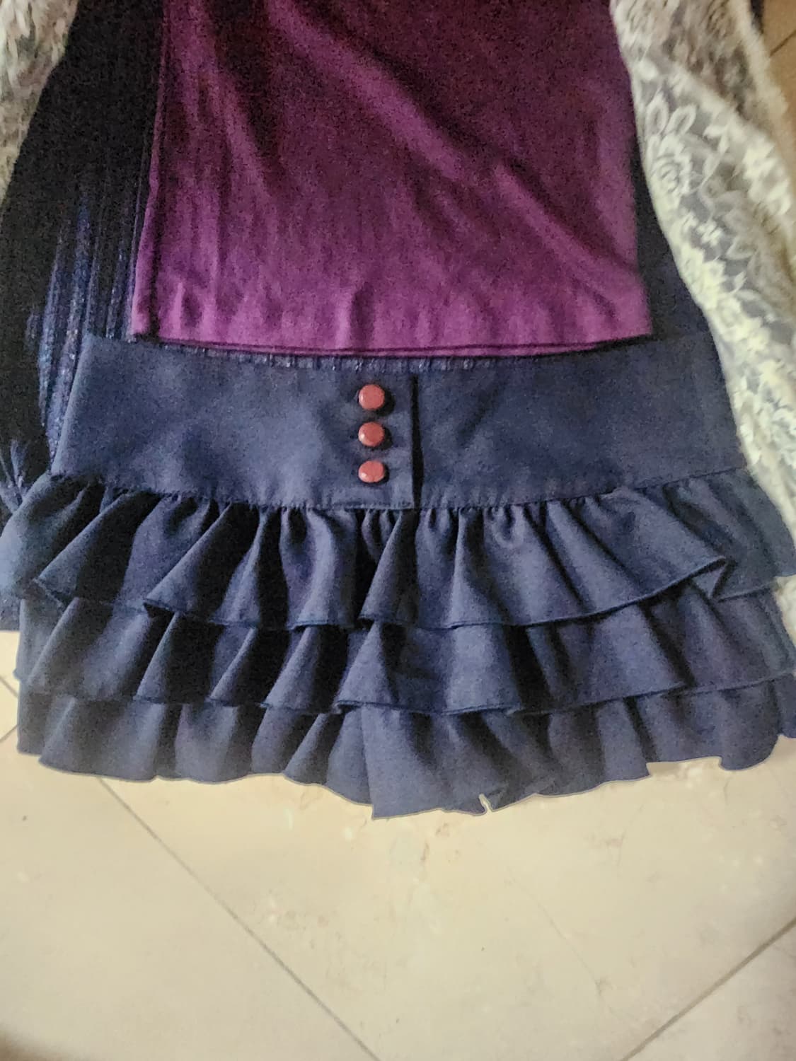 빈티지 고스 갸루깔 코디셋 3p 상품이미지3