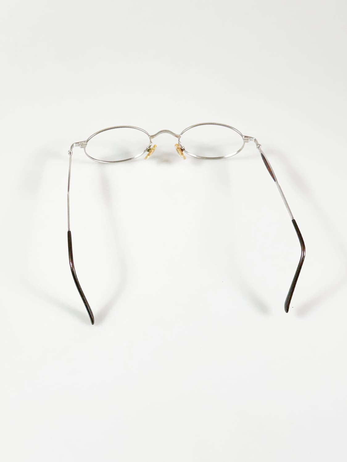 TOSCANI 실버 메탈 슬림 오벌 프레임 빈티지 안경 상품이미지5