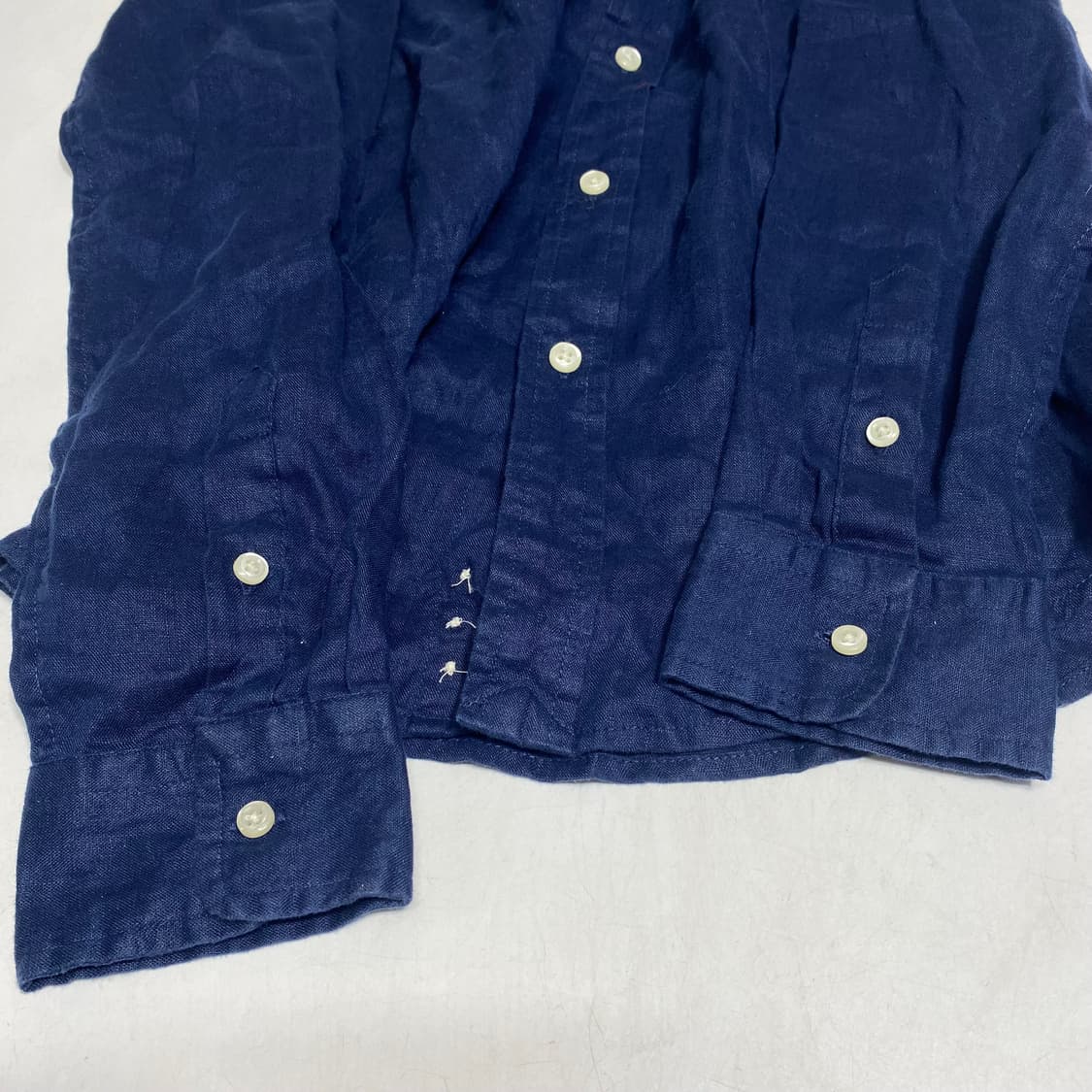 새상품 폴로 랄프로렌 린넨셔츠 (14-16) 실측 우먼xs 상품이미지6