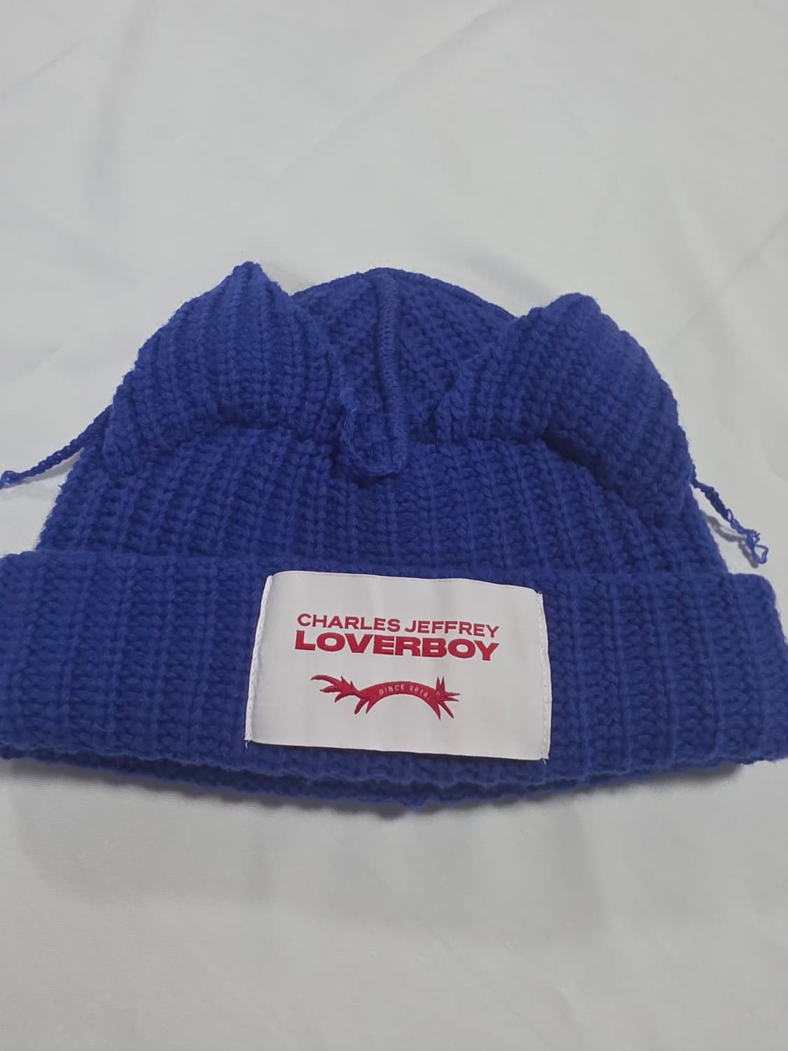 [Loverboy] 러버보이 찰스제프리 블루 니트 비니 상품이미지1