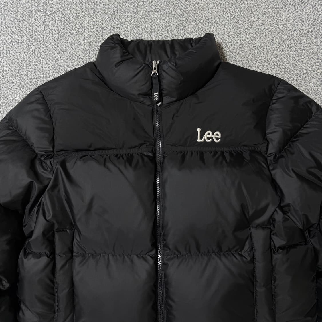 [정가 21만원] LEE 리 우먼 릿지 크롭 다운 블랙 상품이미지6