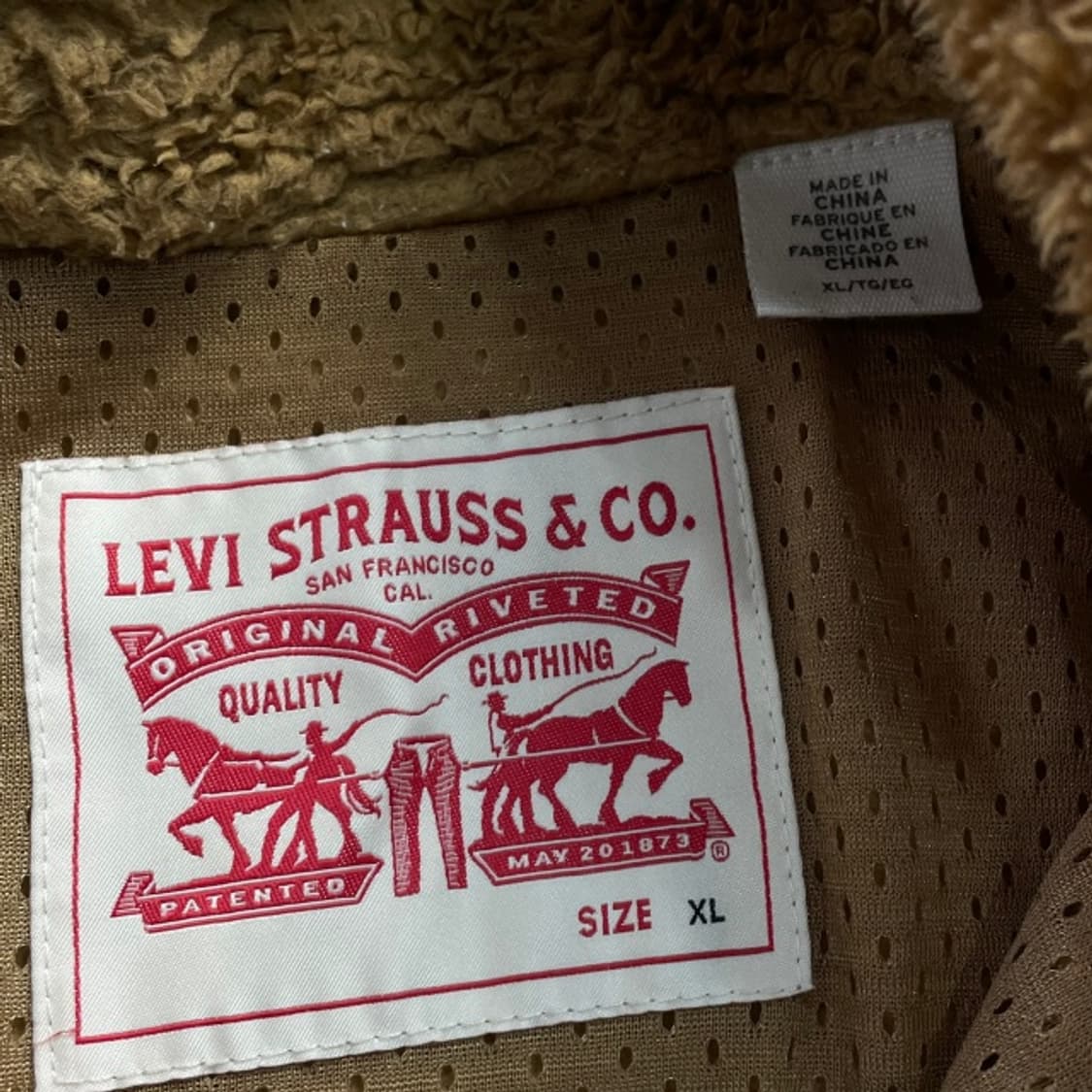 105 리바이스 피스드 후리스 자켓  상품이미지3