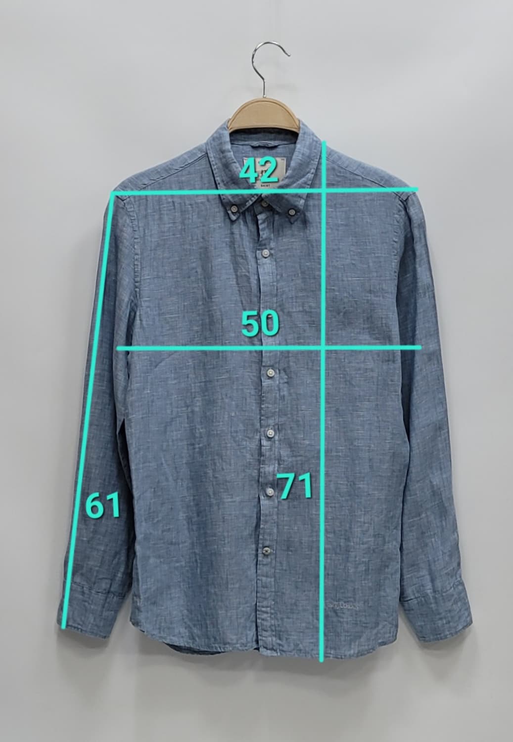 Henry Cottons 헨리코튼 린넨 셔츠 / 남 95 BUX 상품이미지9