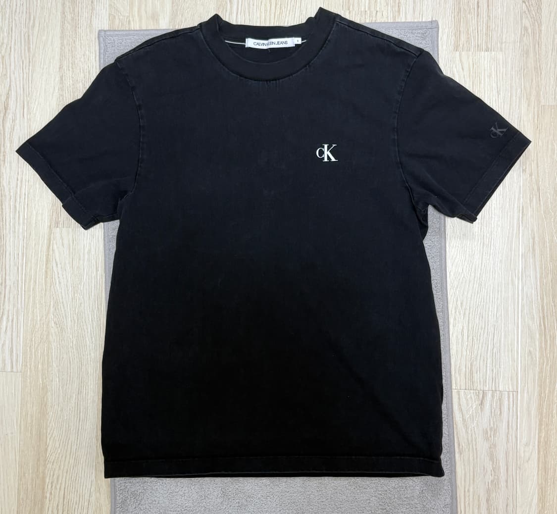 [S급] CK 블랙 로고 반팔 티셔츠 S 상품이미지1