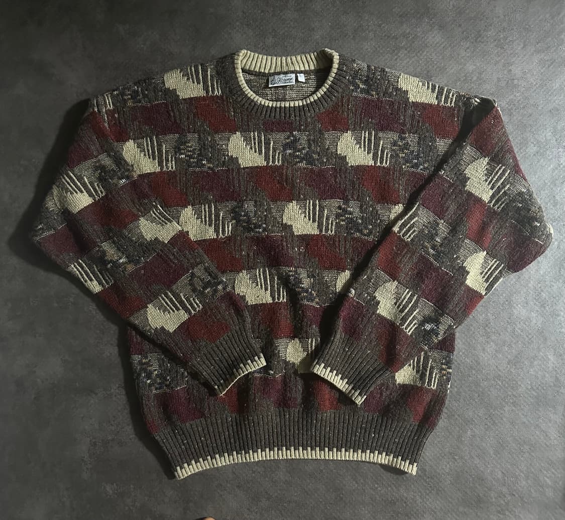 90s 이탈리아 Florence 패턴 니트 상품이미지1