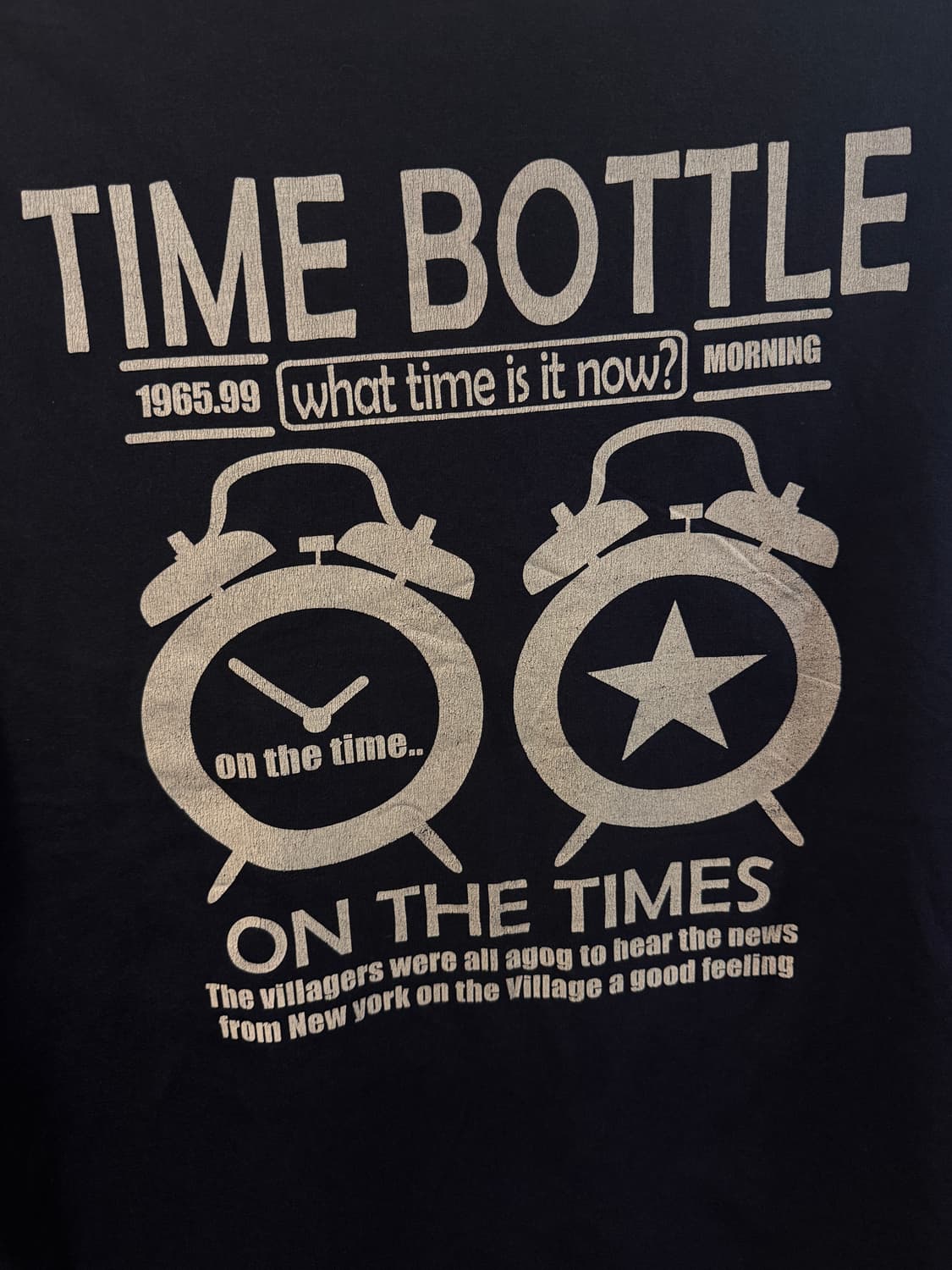 카르미칸 빈티지 TIME BOTTLE 그래픽 나시 XXL 상품이미지5