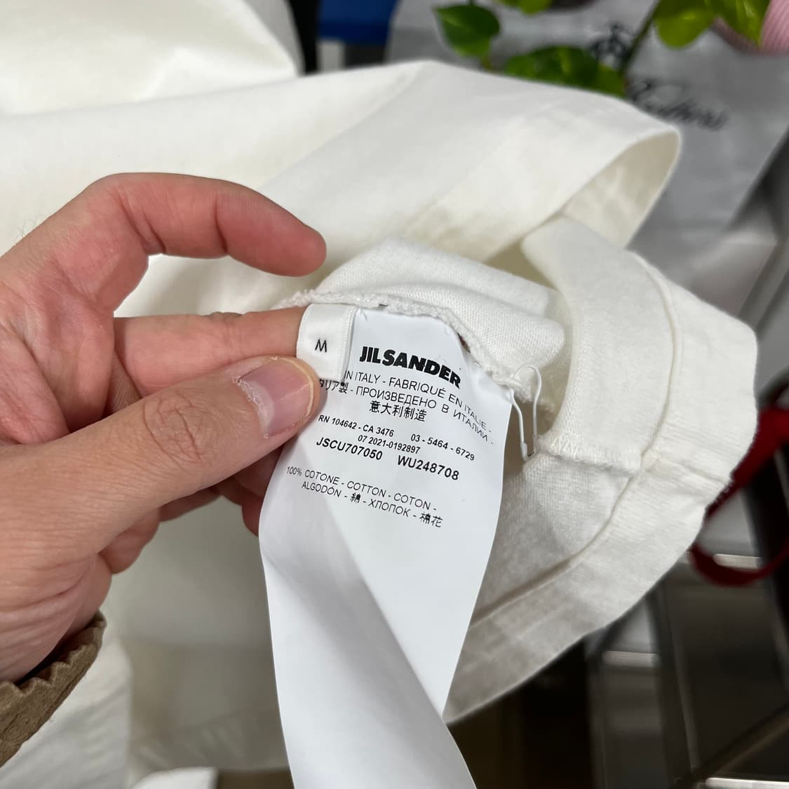 질샌더 우먼 반팔 티셔츠 M 상품이미지3