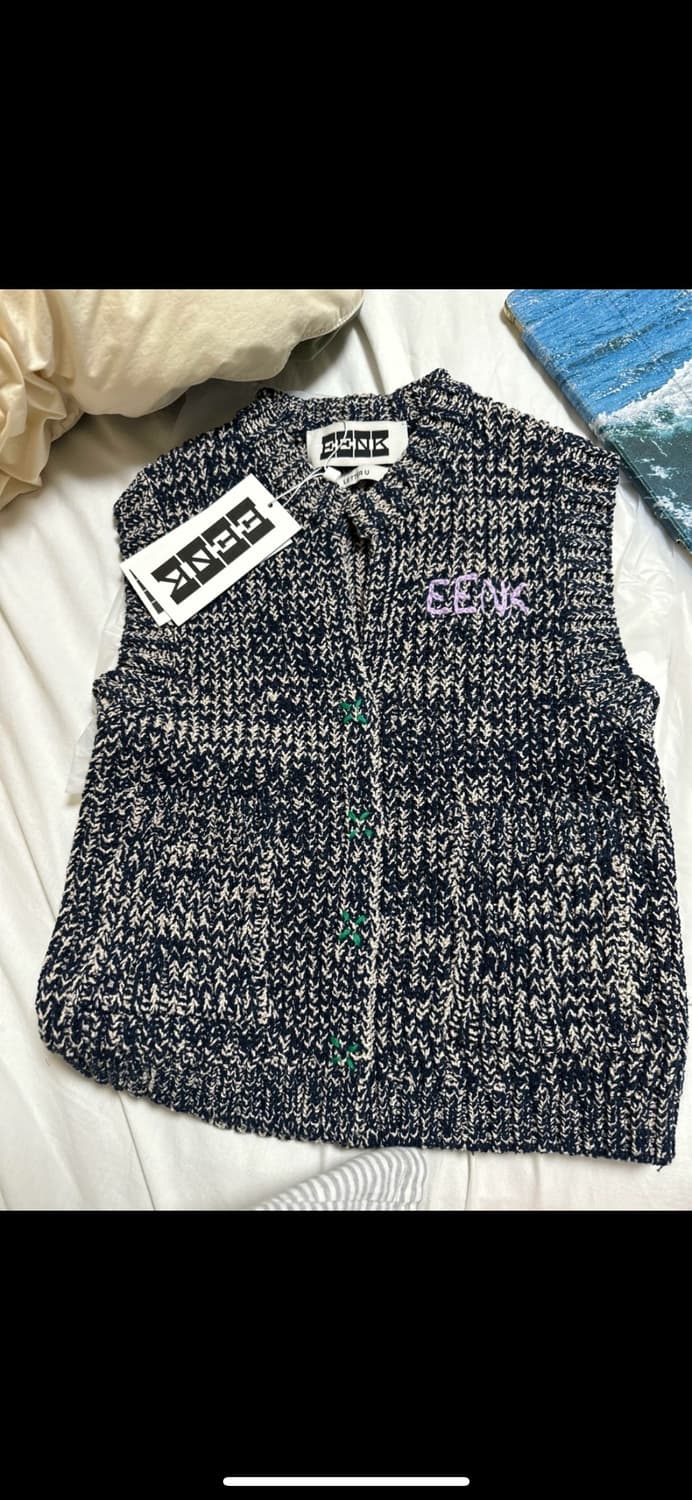 새상품)) EENK knit vest (잉크 니트 베스트) s사이즈 상품이미지2