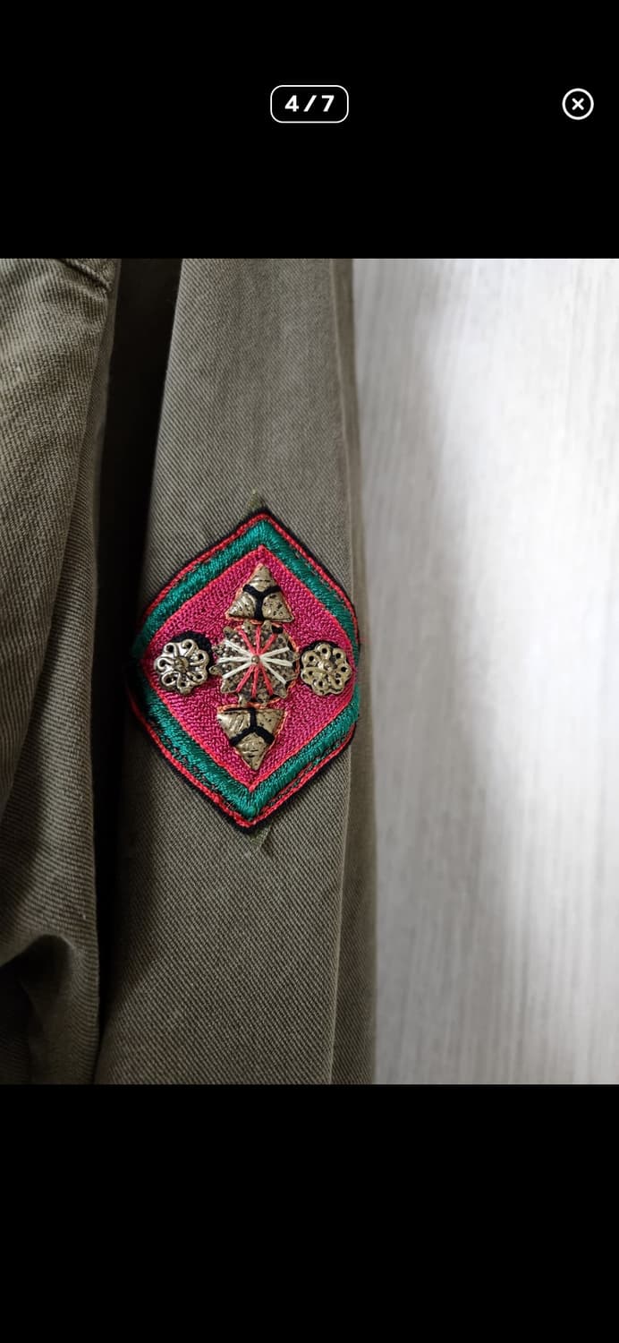 생로랑 나바호 카키 필드 자켓 상품이미지4