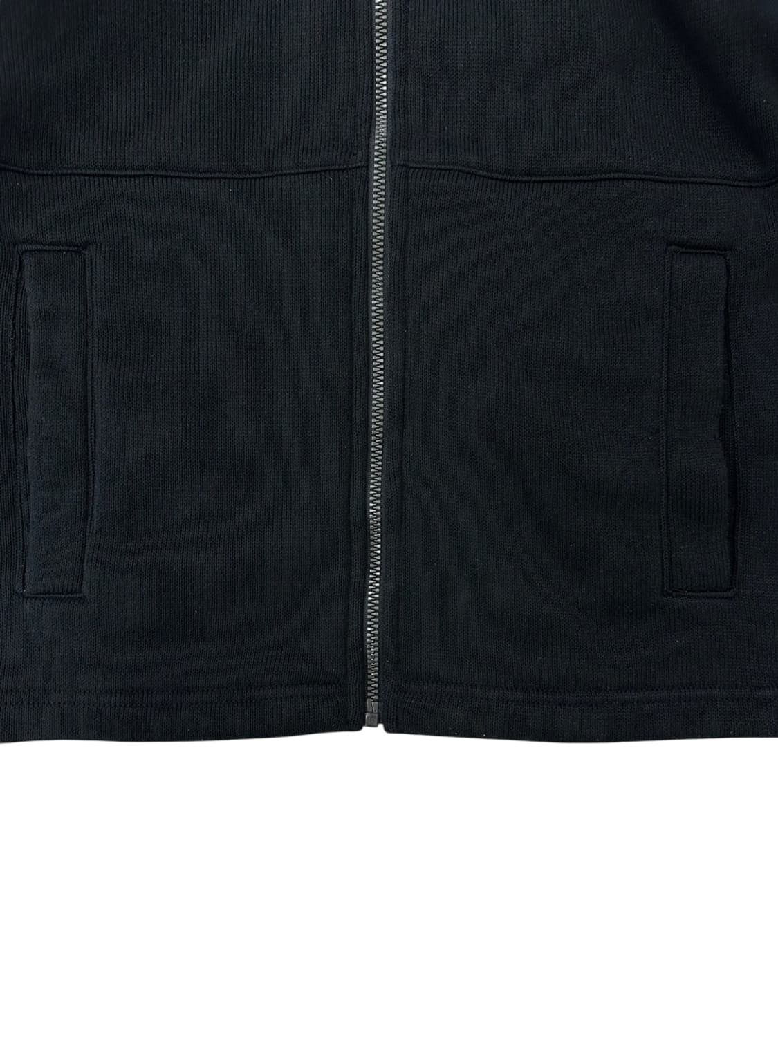 내셔널지오그래픽 기모 니트집업 블랙 (L) 상품이미지5