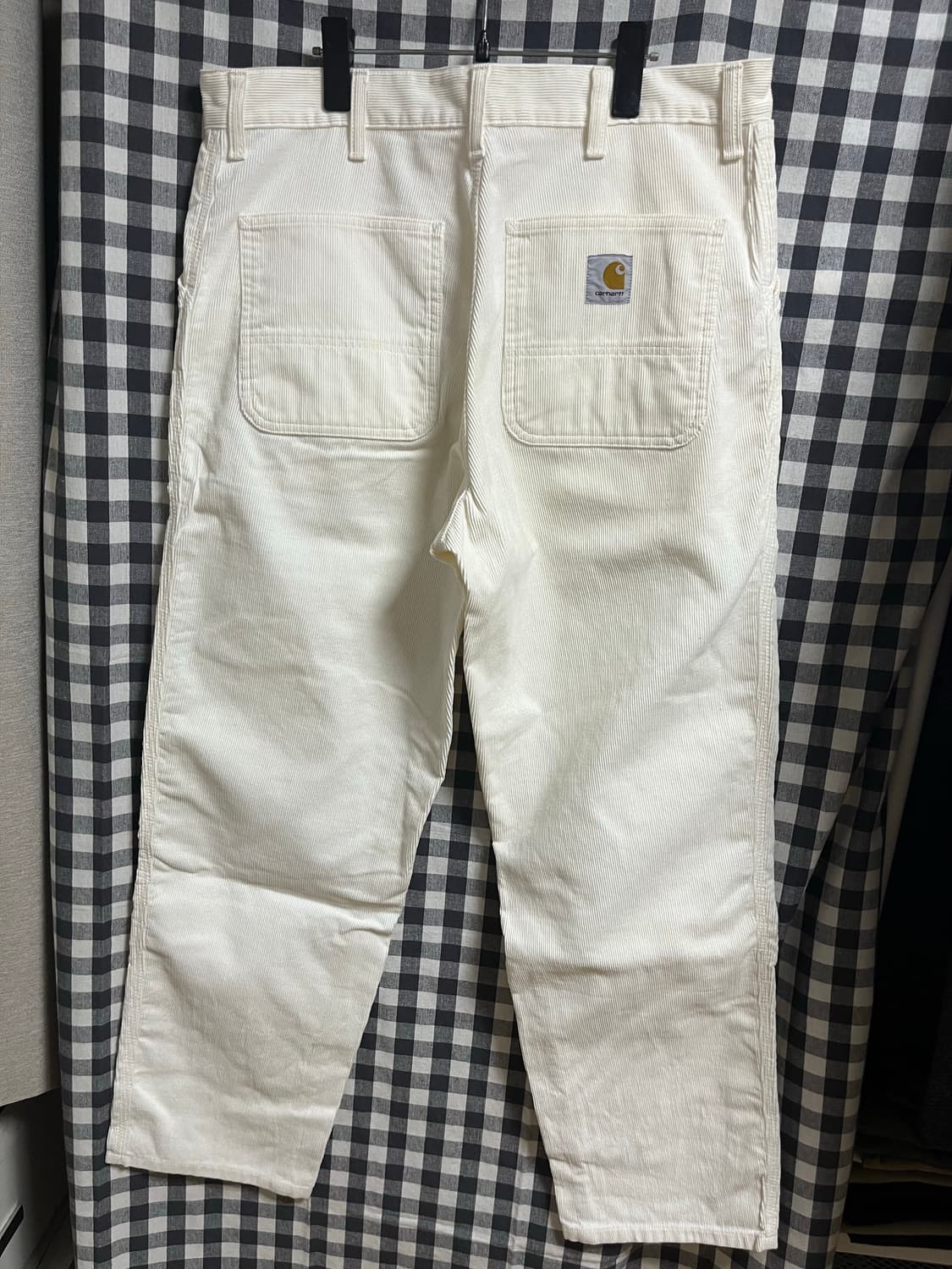 칼하트 WIP아이보리 코듀로이 팬츠 34x32 상품이미지2