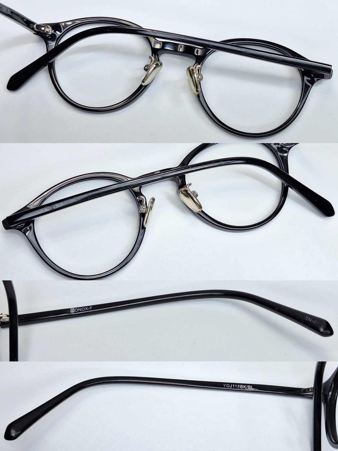Dulton 덜튼 BONOX-F YGJ115BK/BL 블랙 안경테 일본 상품이미지4