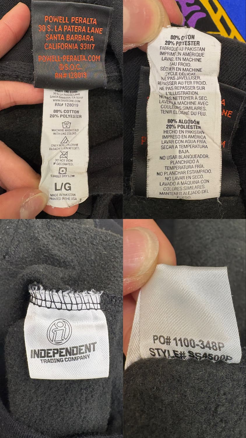 00s 파웰 페랄타 슈프림 후드 상품이미지10