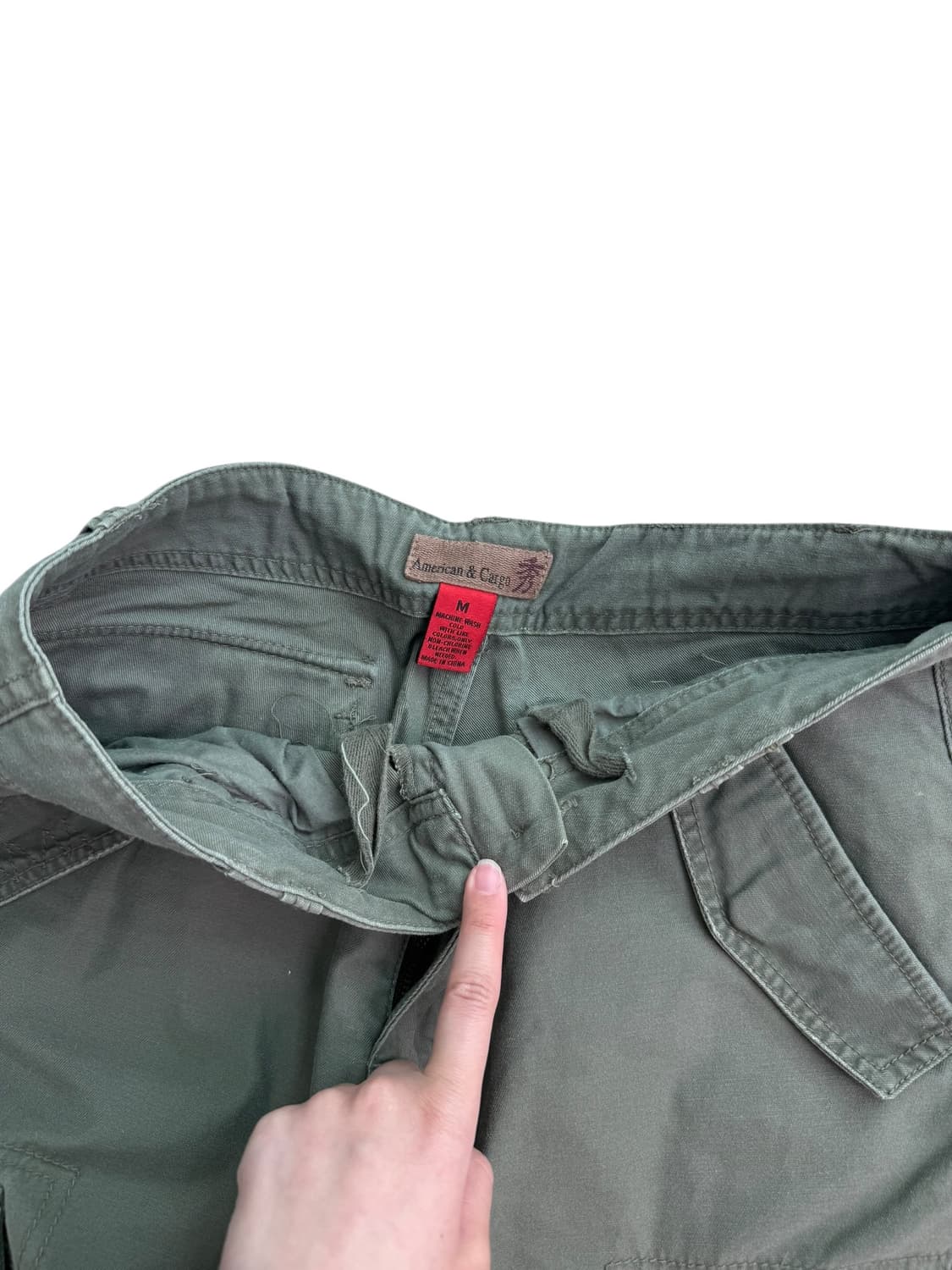 빈티지 카키 버뮤다 팬츠 상품이미지7