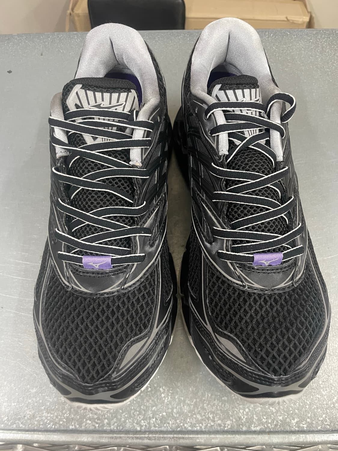 미즈노 웨이브 프로페시 LS 블랙 퍼플 헤이즈 270 상품이미지5