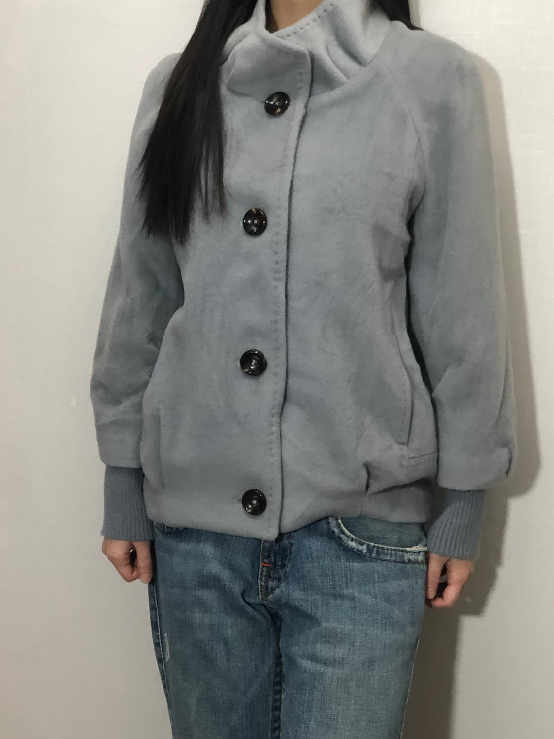 빈티지 그레이 울 자켓 상품이미지3