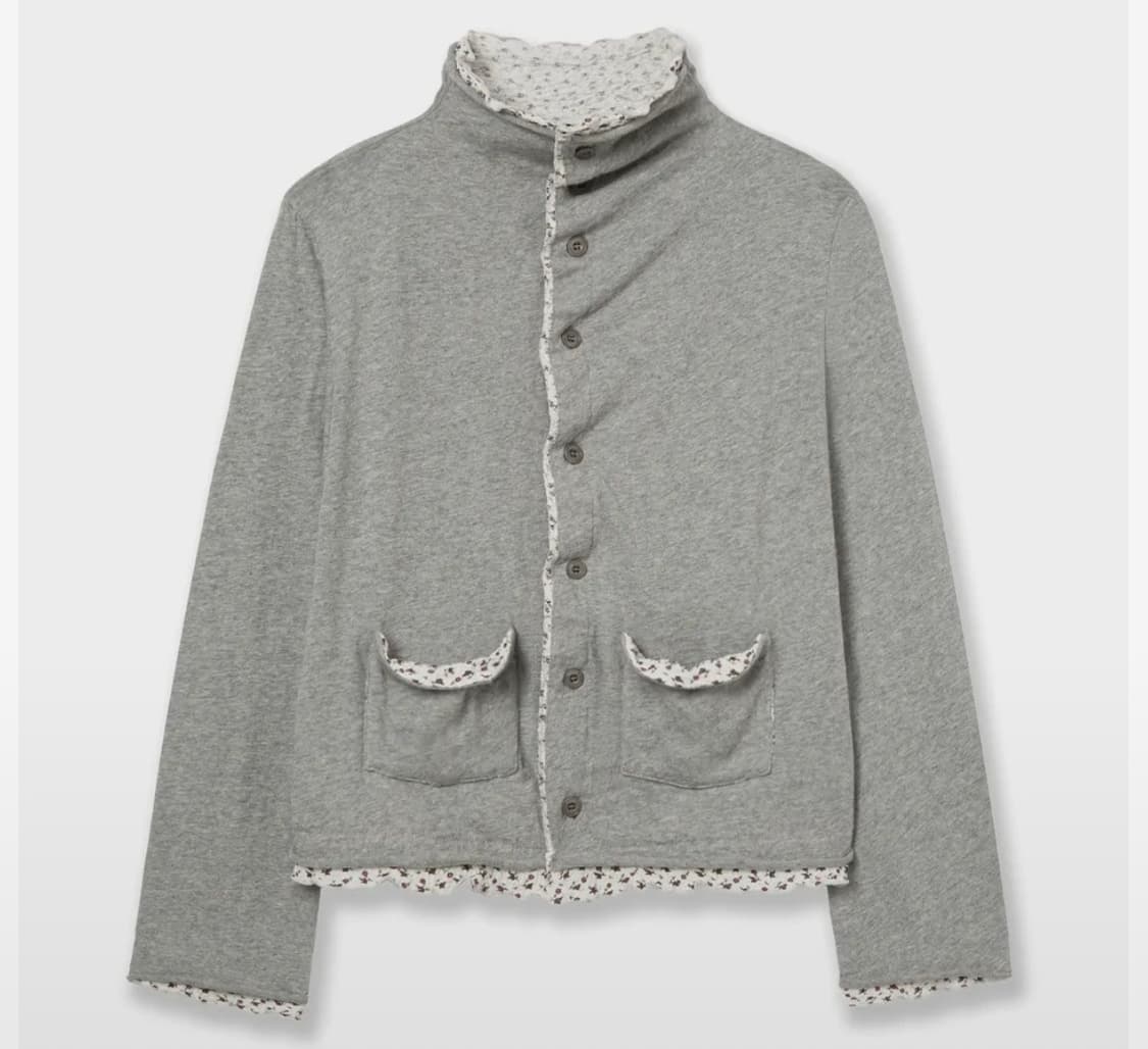 AEAE LAYERED CARDIGAN [MELANGE GREY] WAS 상품이미지1