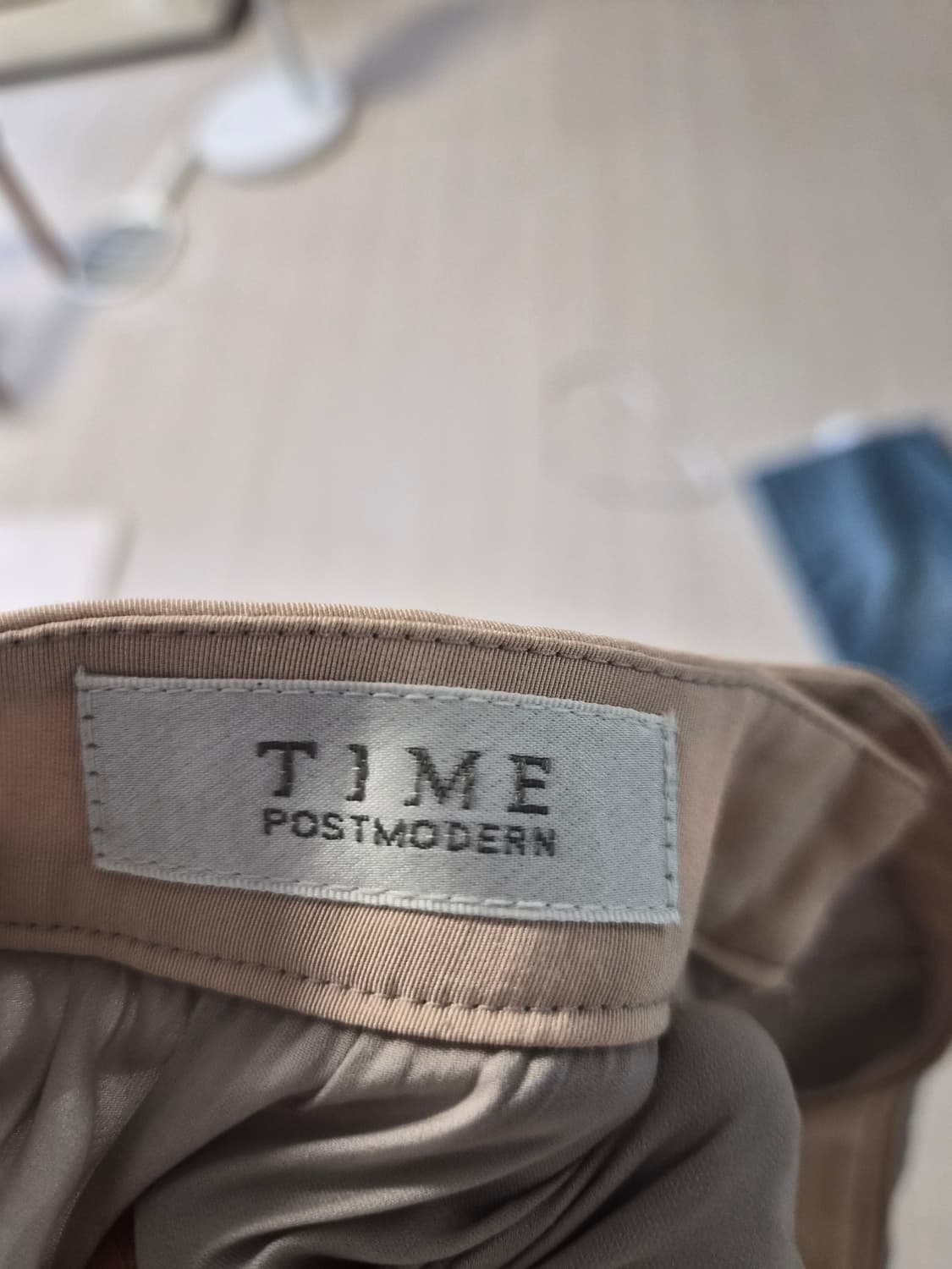 [정품] TIME(타임) 포스트모던 플리츠 배색 스커트 (61-90) 상품이미지4