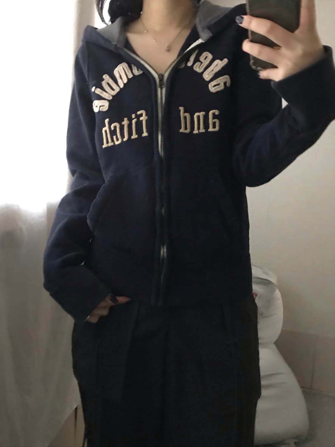 아베크롬비 네이비 후드집업 상품이미지6