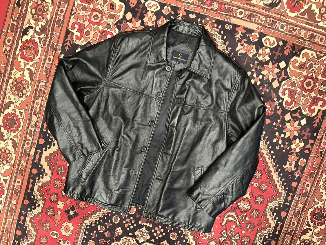( L ) 가죽카코트 가죽자켓 레더자켓 빈티지가죽 가죽셔츠 가죽남방 상품이미지5