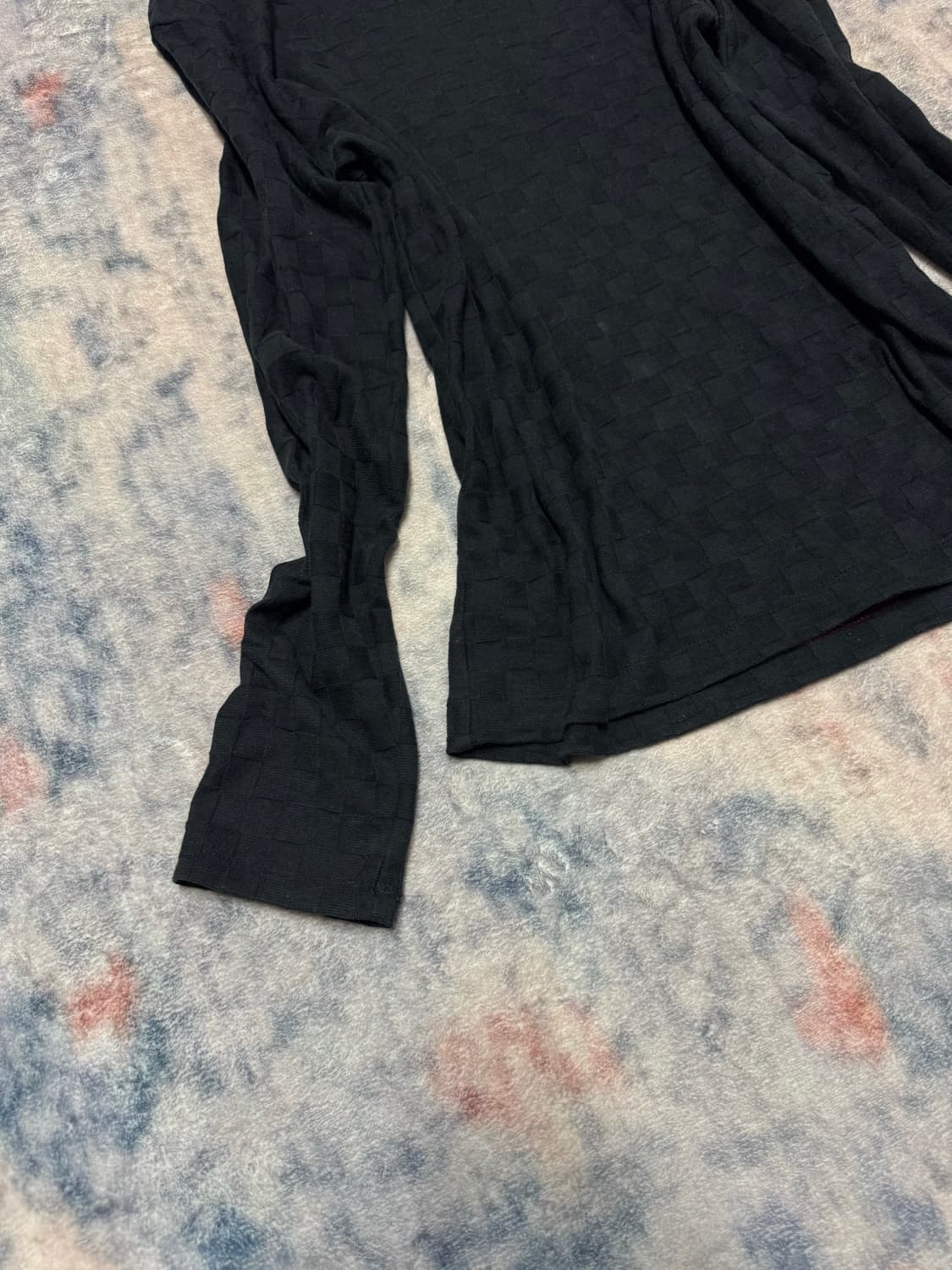 Nicole club checker board black cut sew 상품이미지5