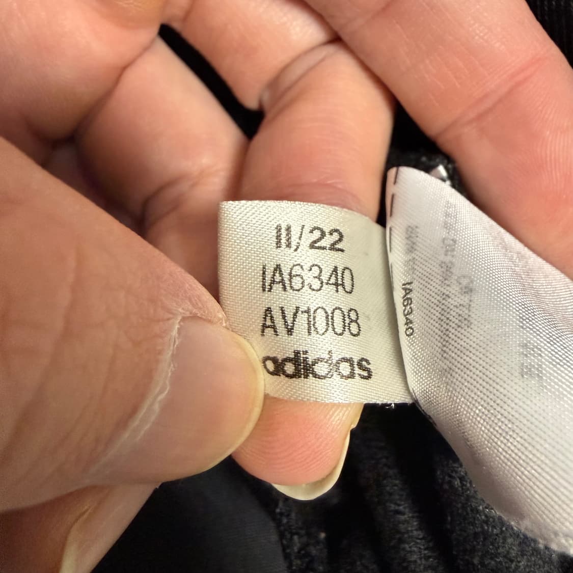 아디다스 파이어버드 져지 블랙 XL 트랙탑 상품이미지5