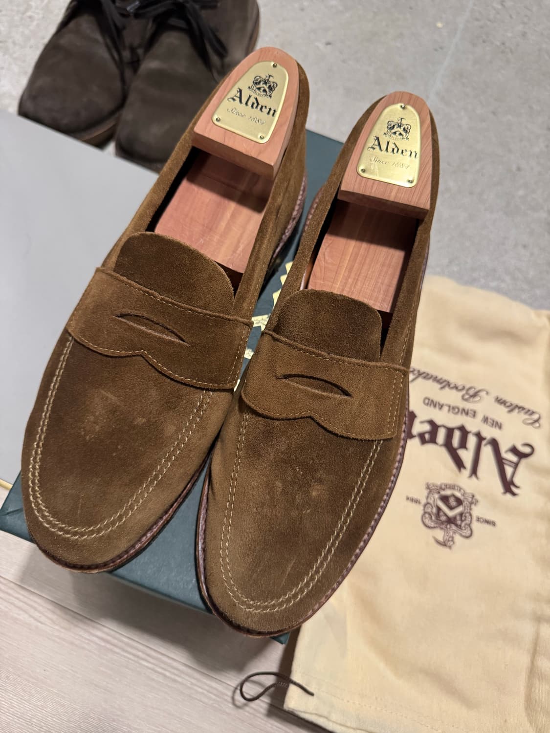 알든 6221L 스너프 스웨이드 페니 로퍼 9D 새상품 상품이미지2