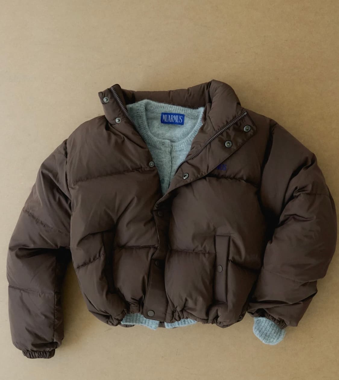 무아르무스 브라운 패딩 상품이미지1