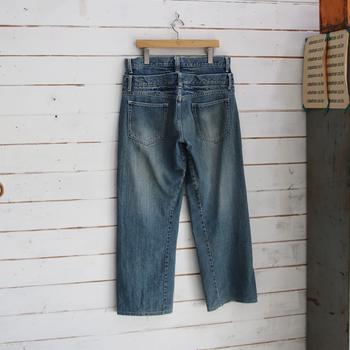 (착용컷) airwalk 데님 팬츠 (남성용 33.5) 상품이미지2