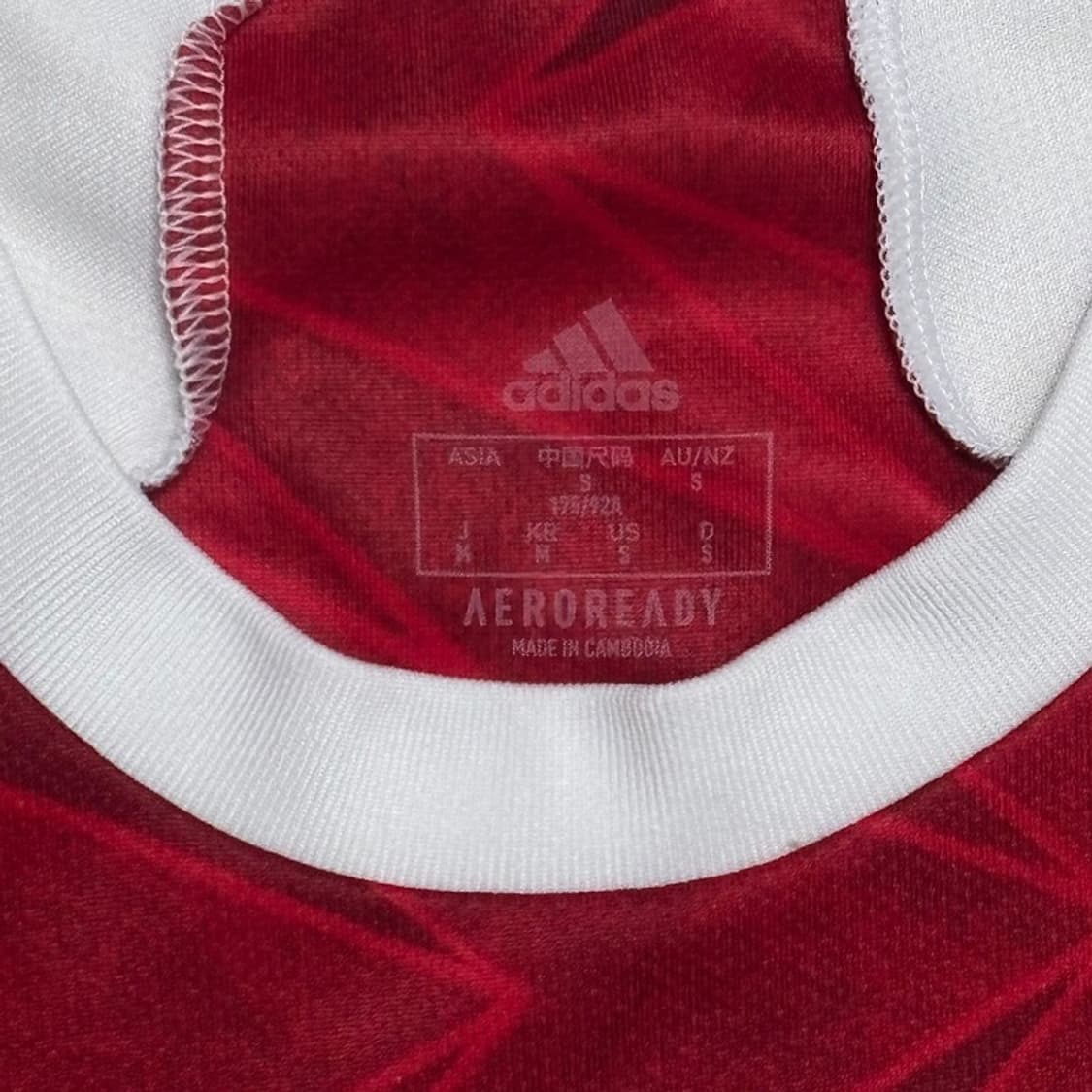 ADIDAS  아스날 20-21 시즌 유니폼 레드 M 상품이미지6