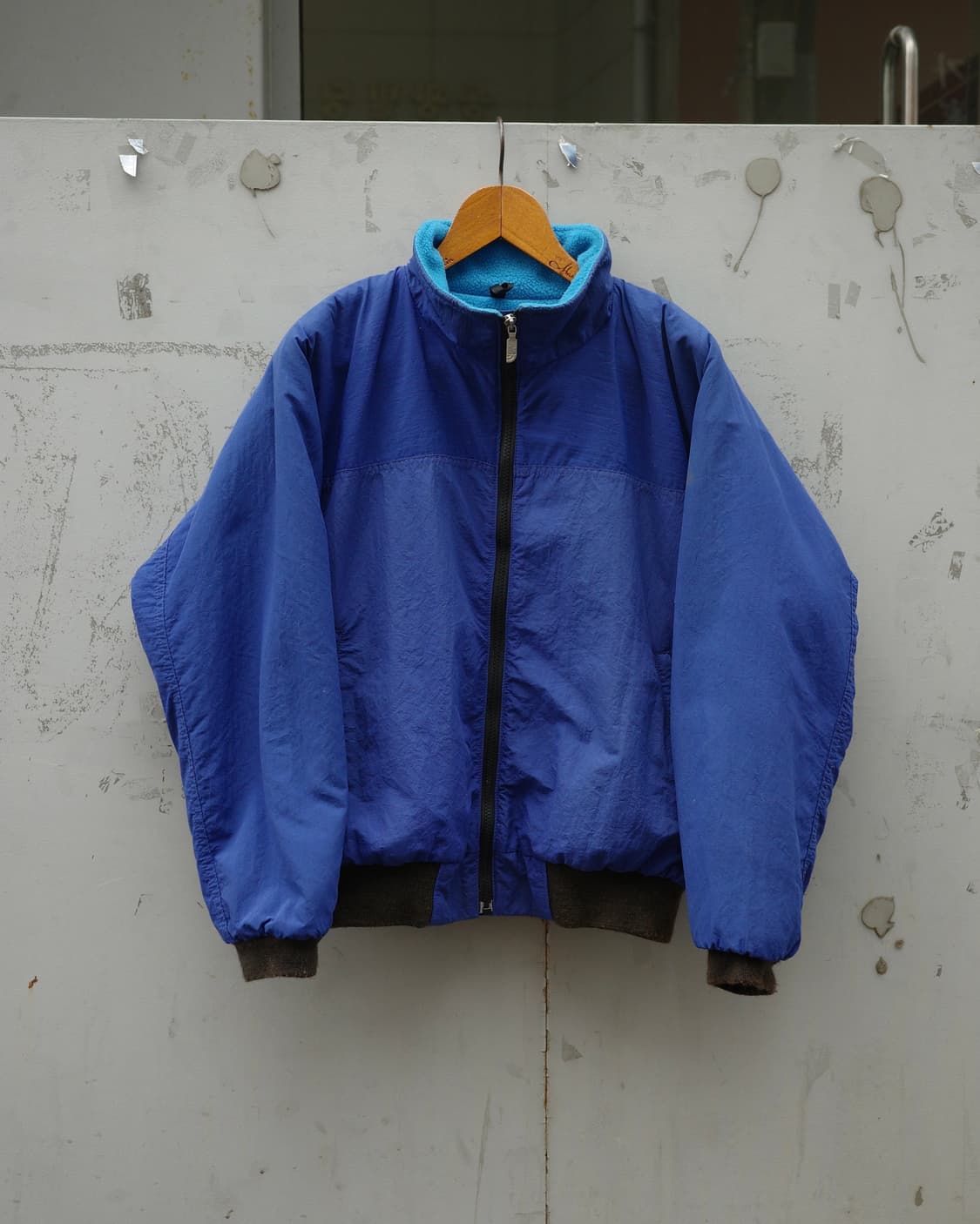 90s 더 노스페이스 로얄블루 나일론 웜업 자켓 상품이미지1